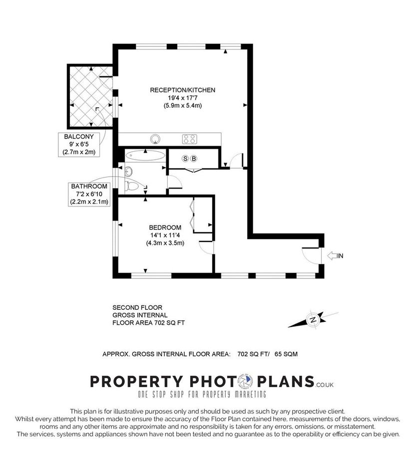 Квартира в Лондоне, Великобритания, 65 м² - фото 9