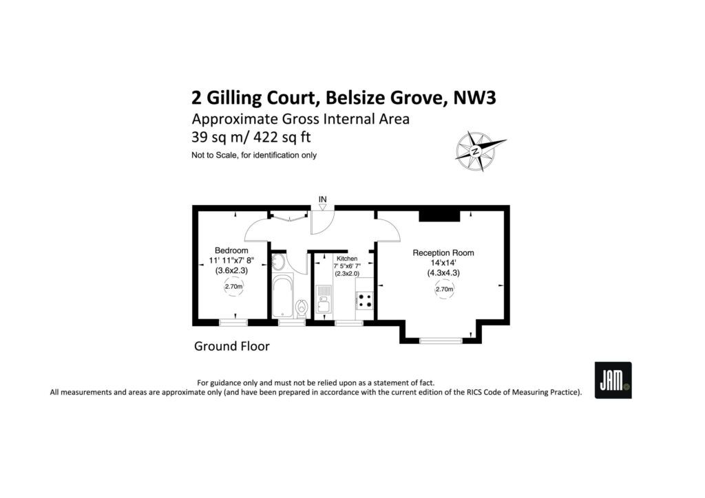 Квартира в Лондоне, Великобритания, 39 м² - фото 9