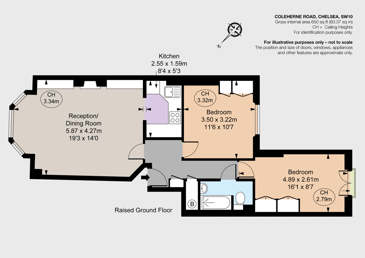 Квартира в Лондоне, Великобритания, 60 м² - фото 9