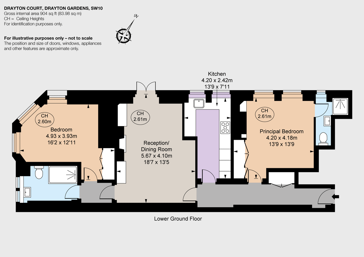 Квартира в Лондоне, Великобритания, 84 м² - фото 9