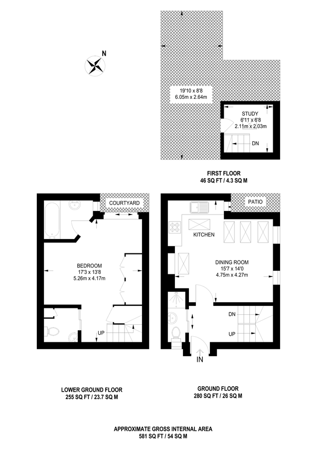 Квартира в Лондоне, Великобритания, 54 м² - фото 9