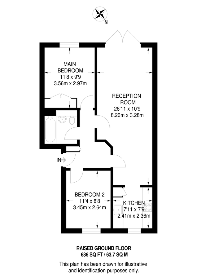 Квартира в Лондоне, Великобритания, 64 м² - фото 10