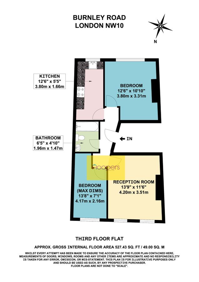 Квартира в Лондоне, Великобритания, 49 м² - фото 10