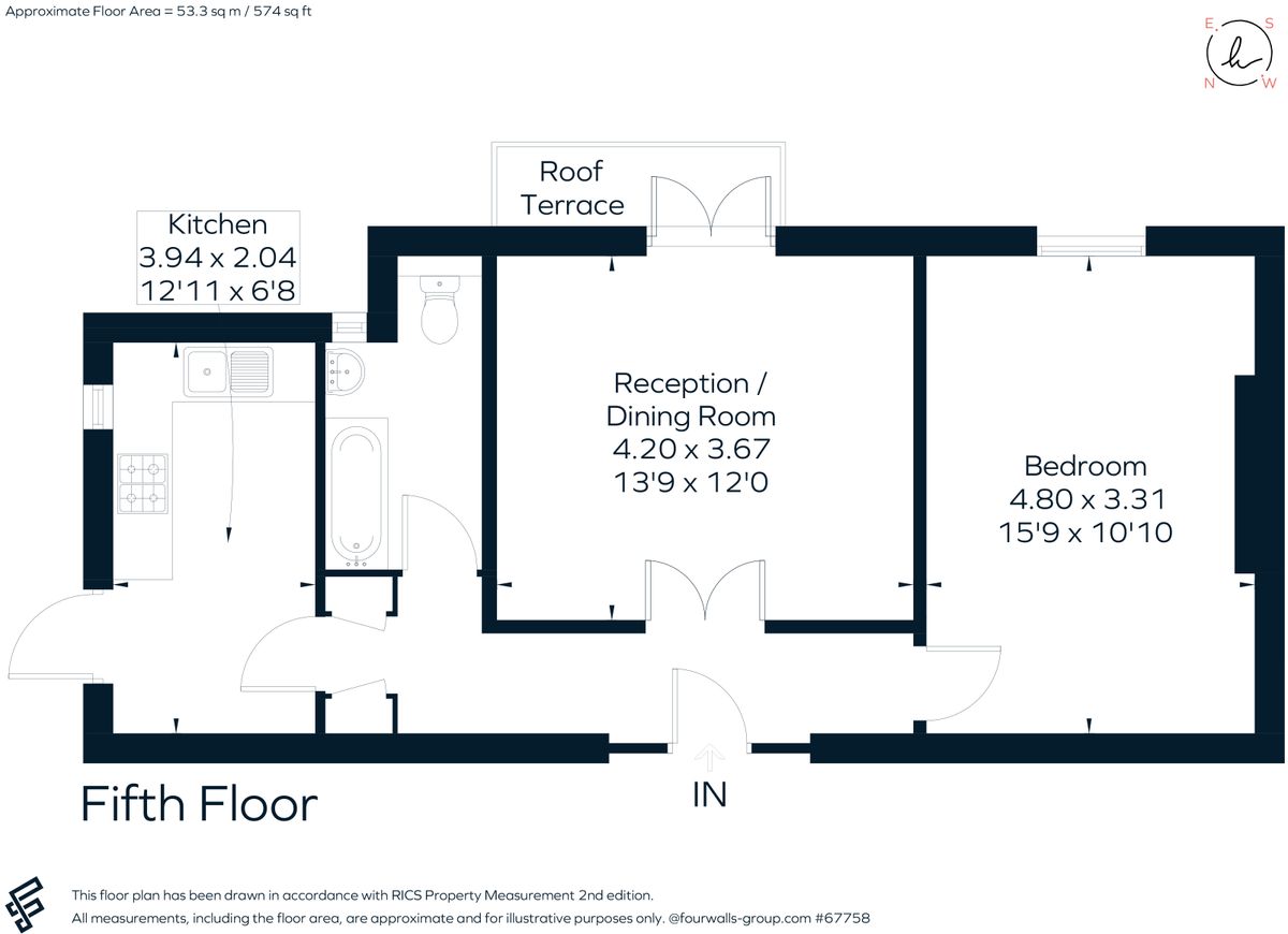 Квартира в Лондоне, Великобритания, 53 м² - фото 10