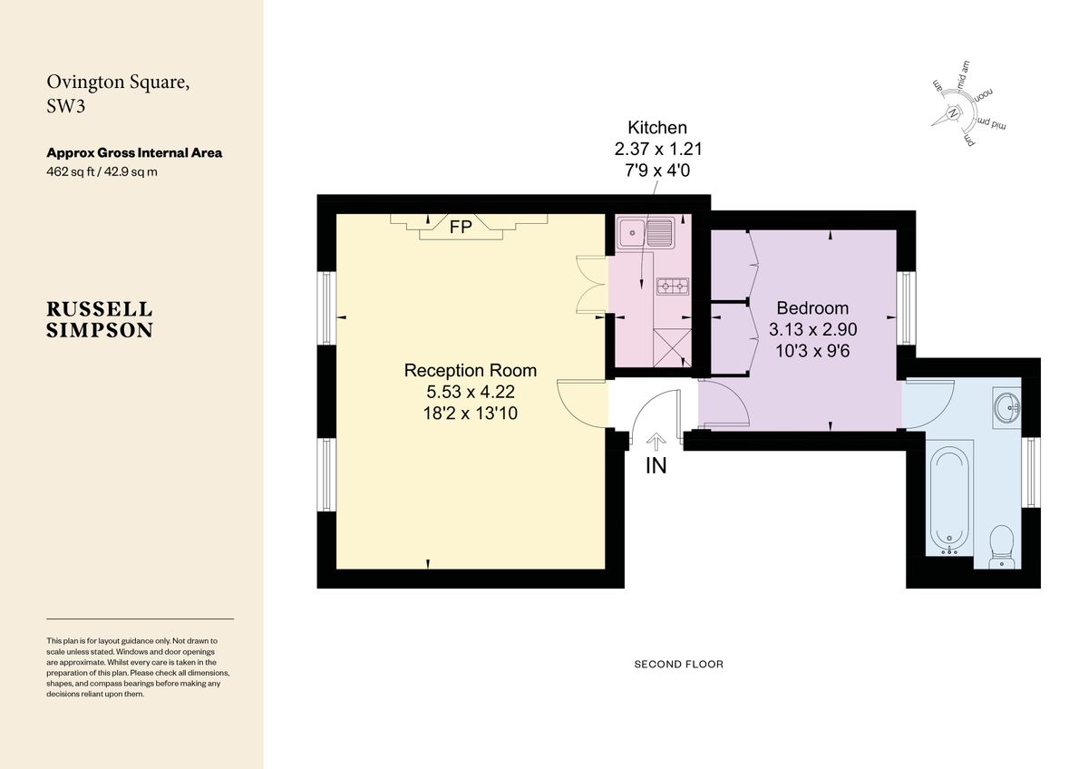 Квартира в Лондоне, Великобритания, 43 м² - фото 10
