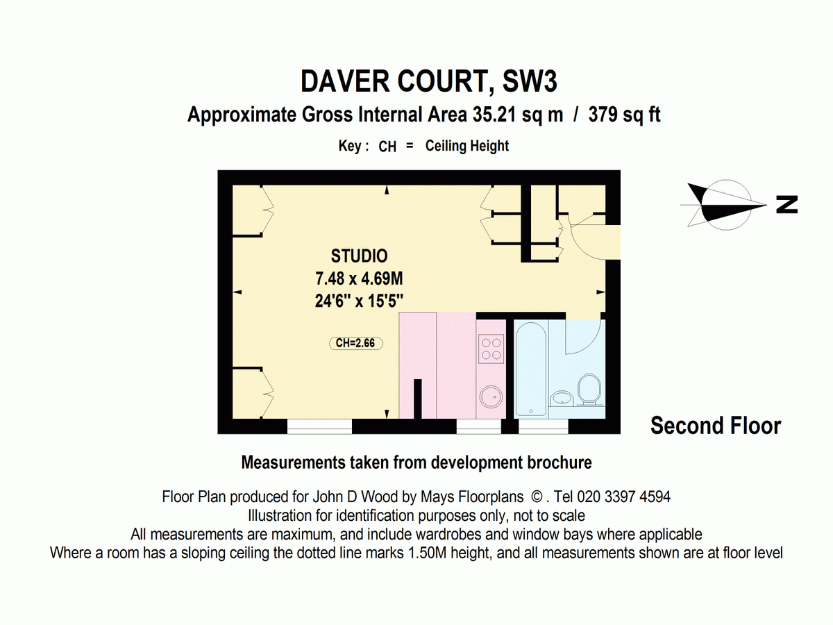 Квартира в Лондоне, Великобритания, 35 м² - фото 10