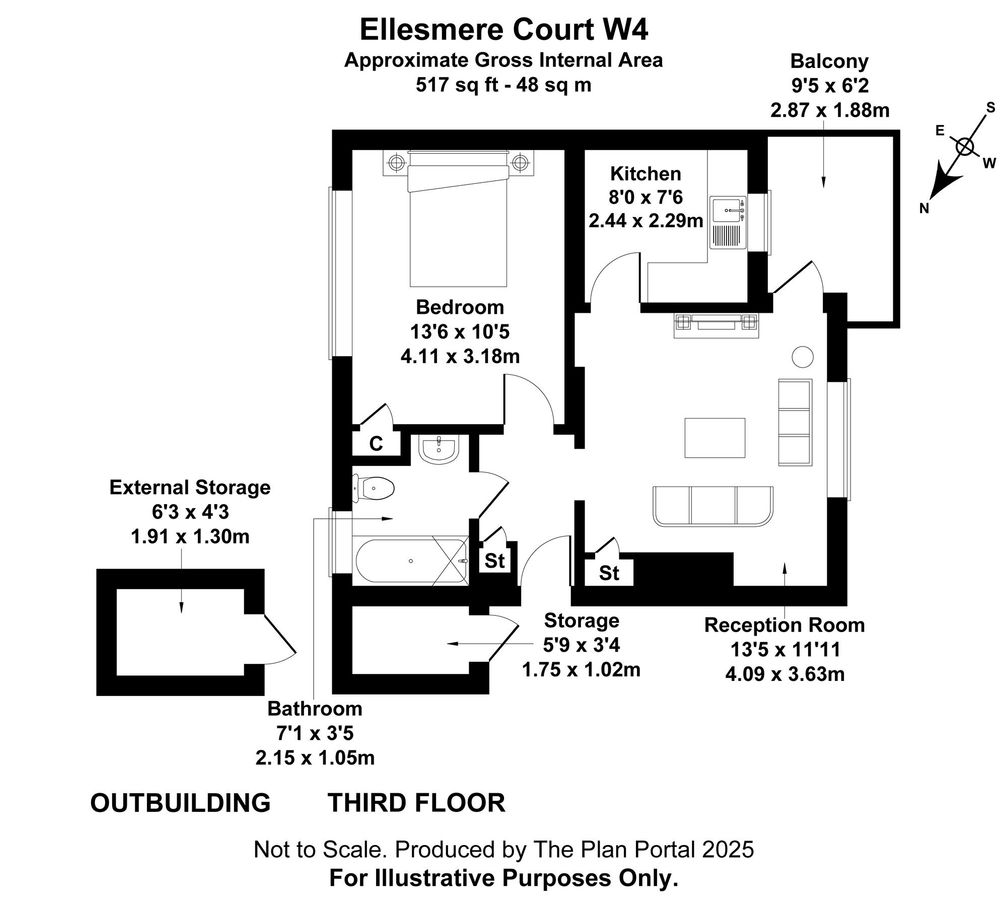 Квартира в Лондоне, Великобритания, 48 м² - фото 10