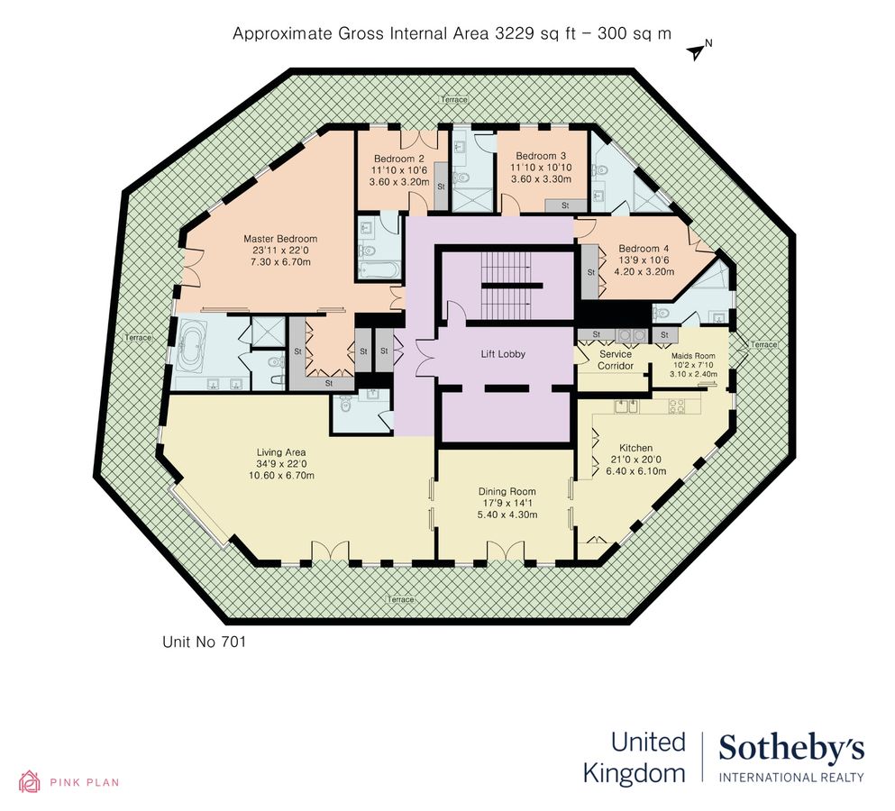 Квартира в Лондоне, Великобритания, 300 м² - фото 10