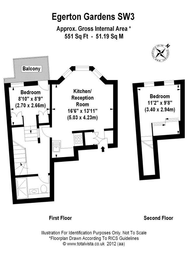 Квартира в Лондоне, Великобритания, 51 м² - фото 10