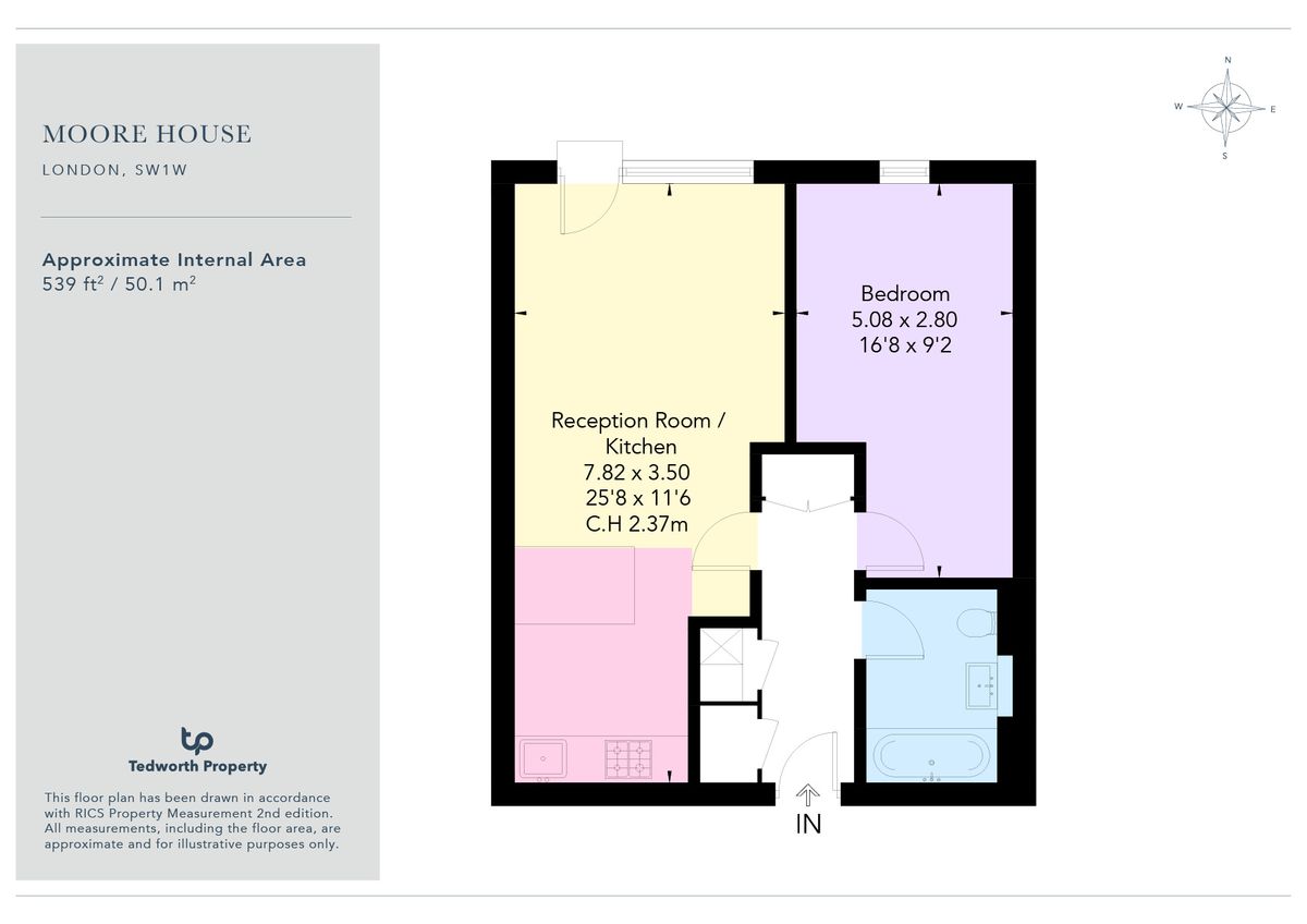 Квартира в Лондоне, Великобритания, 50 м² - фото 10