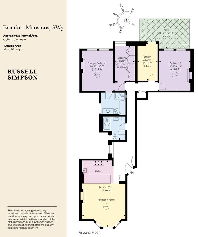 Квартира в Лондоне, Великобритания, 119 м² - фото 10