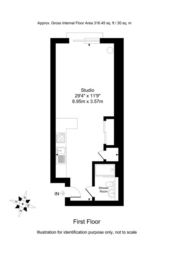 Квартира в Лондоне, Великобритания, 30 м² - фото 10