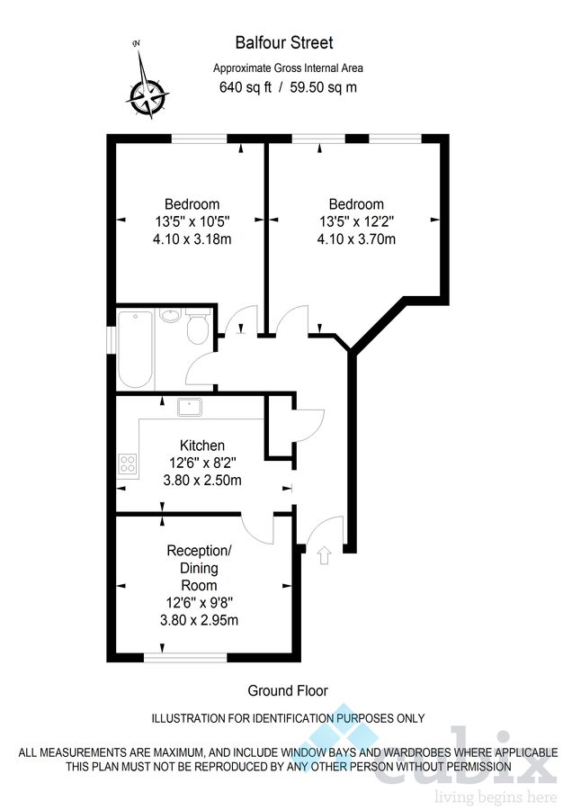 Квартира в Лондоне, Великобритания, 60 м² - фото 10