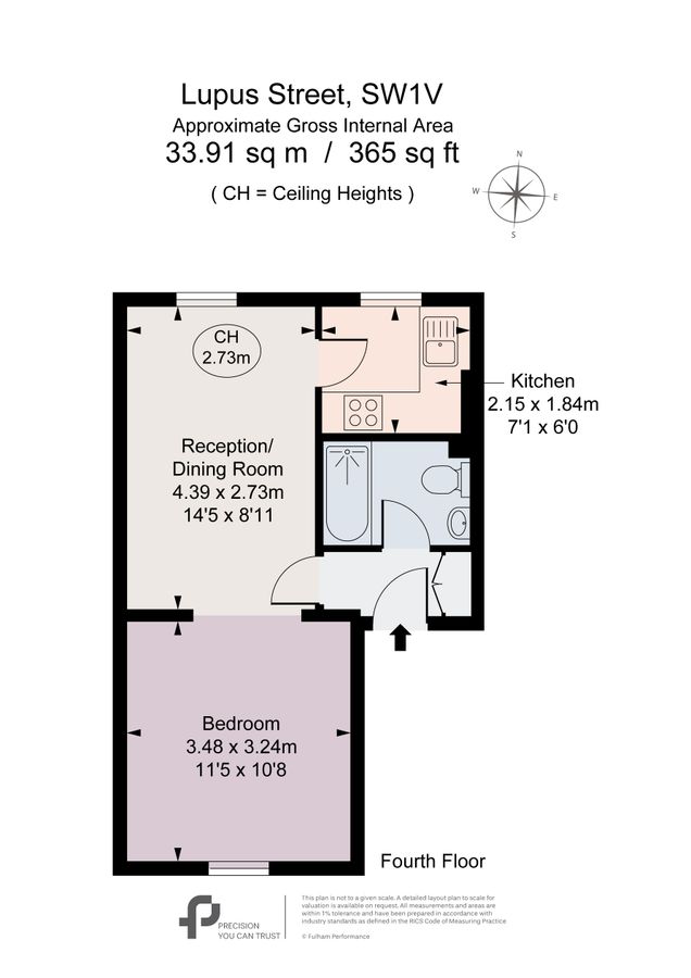 Квартира в Лондоне, Великобритания, 34 м² - фото 10