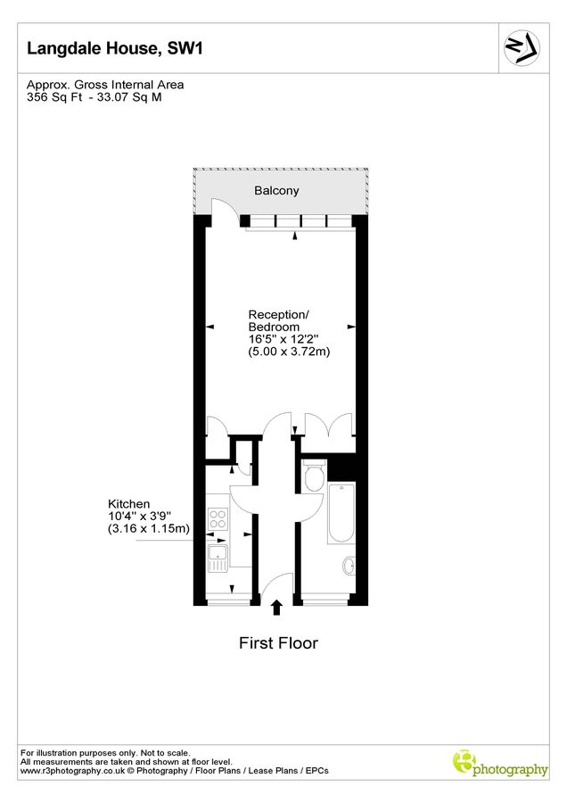 Квартира в Лондоне, Великобритания, 33 м² - фото 10
