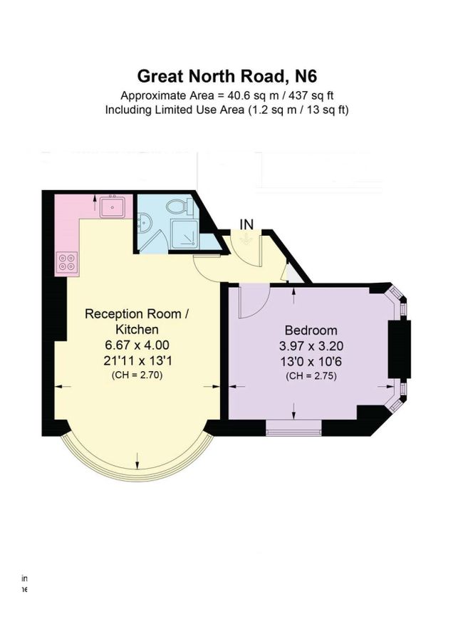 Квартира в Лондоне, Великобритания, 41 м² - фото 10
