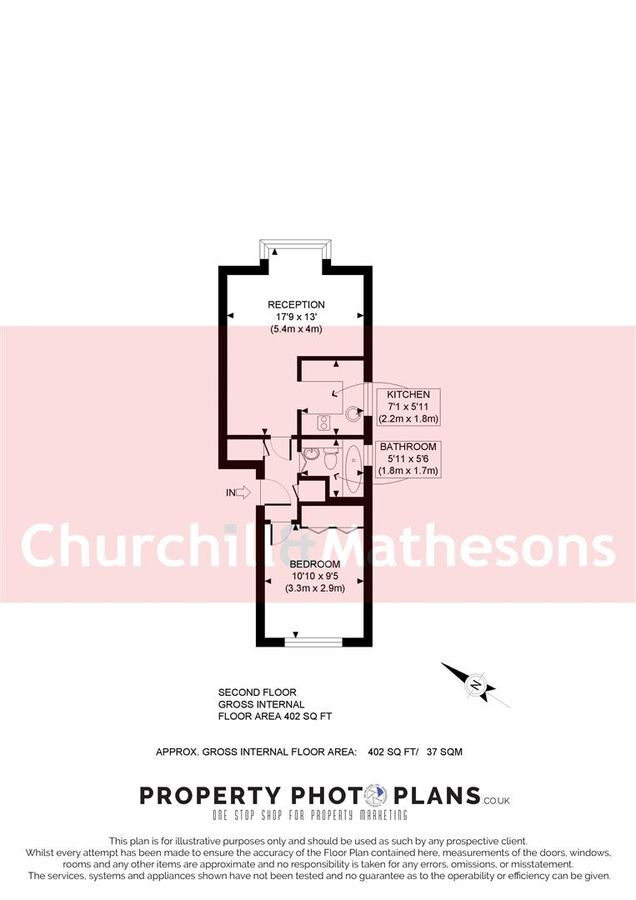 Квартира в Лондоне, Великобритания, 37 м² - фото 10