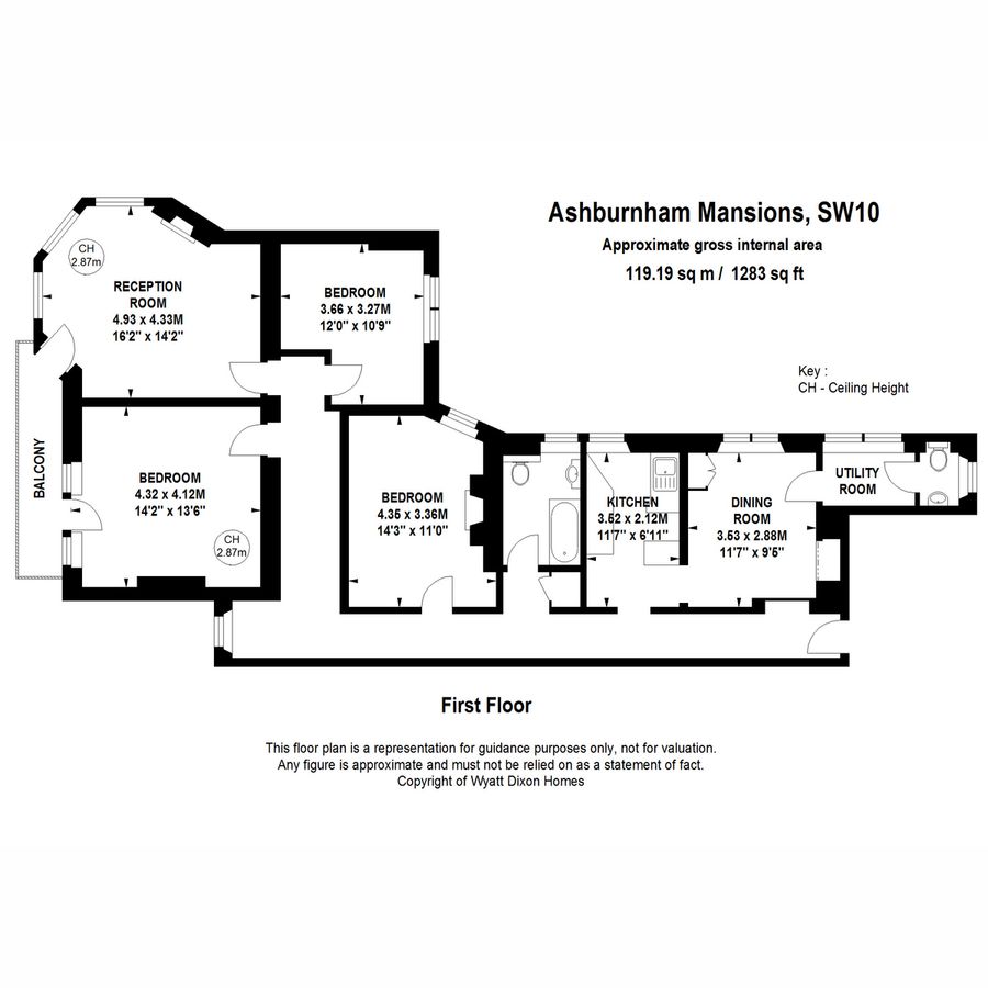 Квартира в Лондоне, Великобритания, 119 м² - фото 10