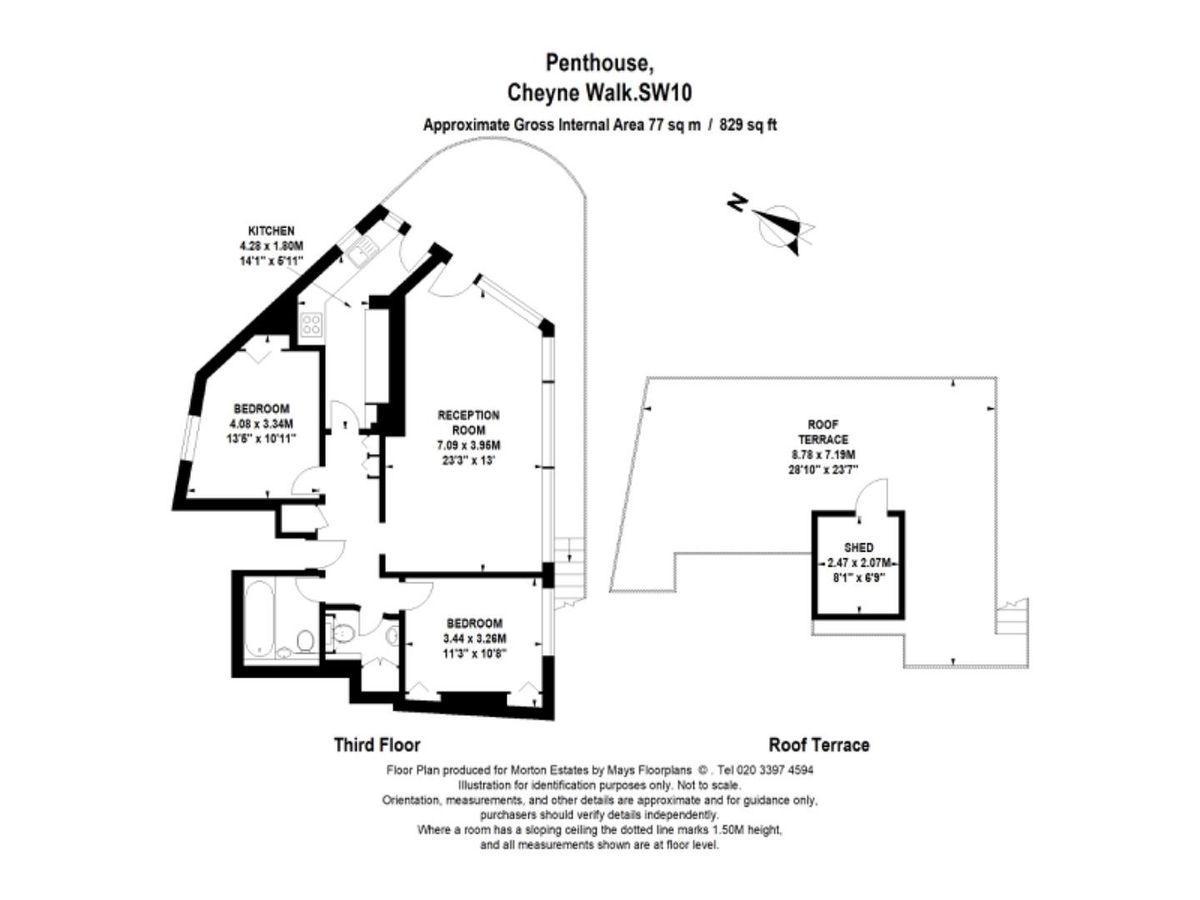 Квартира в Лондоне, Великобритания, 77 м² - фото 11