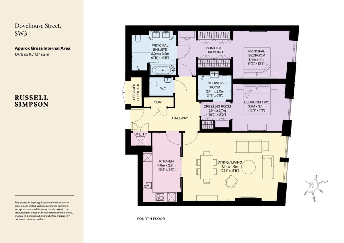 Квартира в Лондоне, Великобритания, 137 м² - фото 11