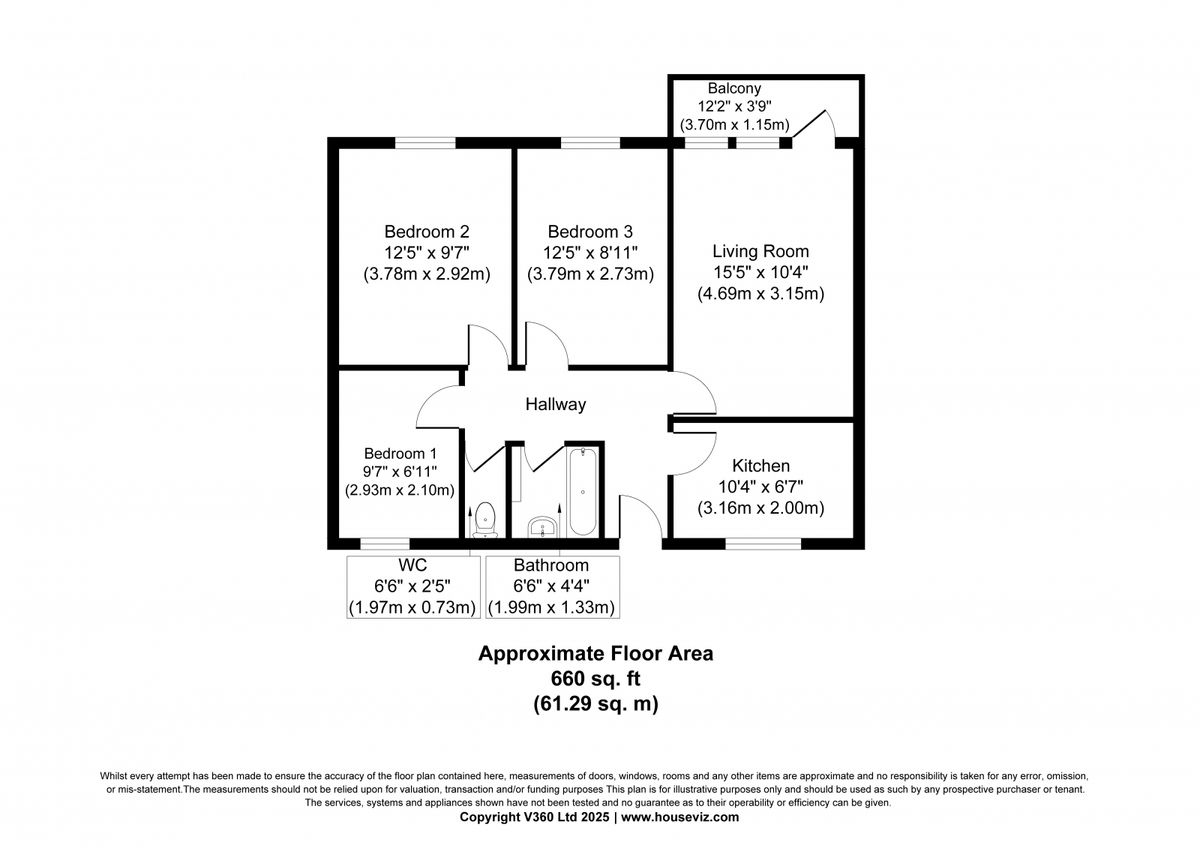 Квартира в Лондоне, Великобритания, 61 м² - фото 11