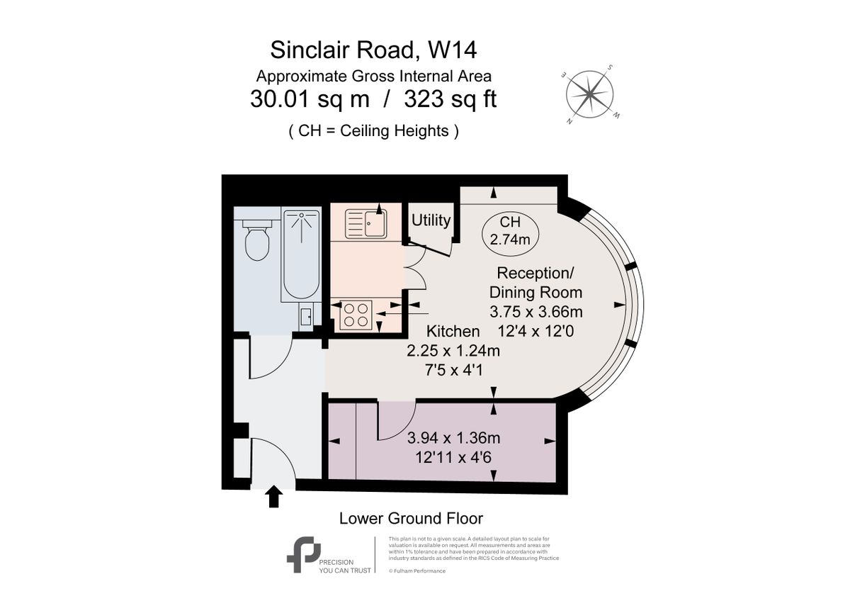Квартира в Лондоне, Великобритания, 30 м² - фото 11