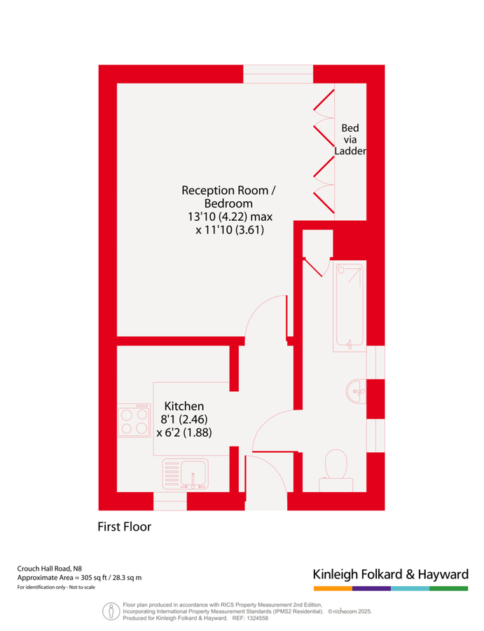 Квартира в Лондоне, Великобритания, 28 м² - фото 11