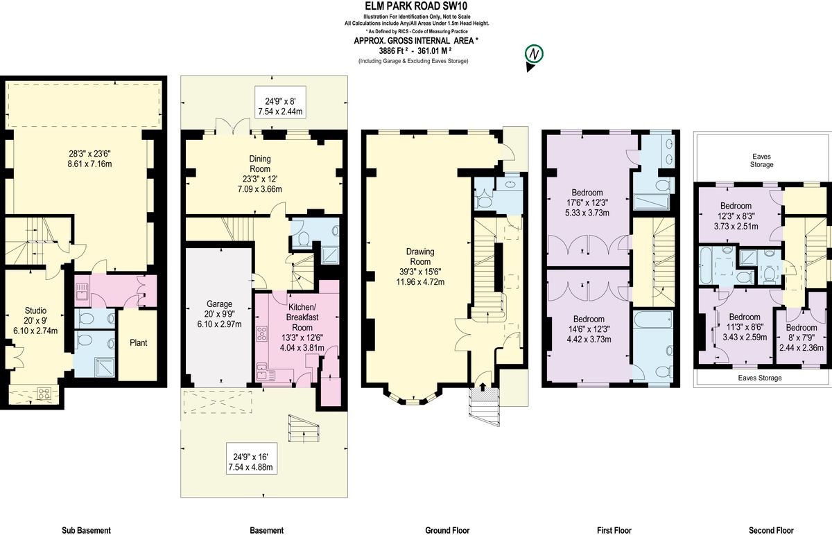Квартира в Лондоне, Великобритания, 361 м² - фото 11