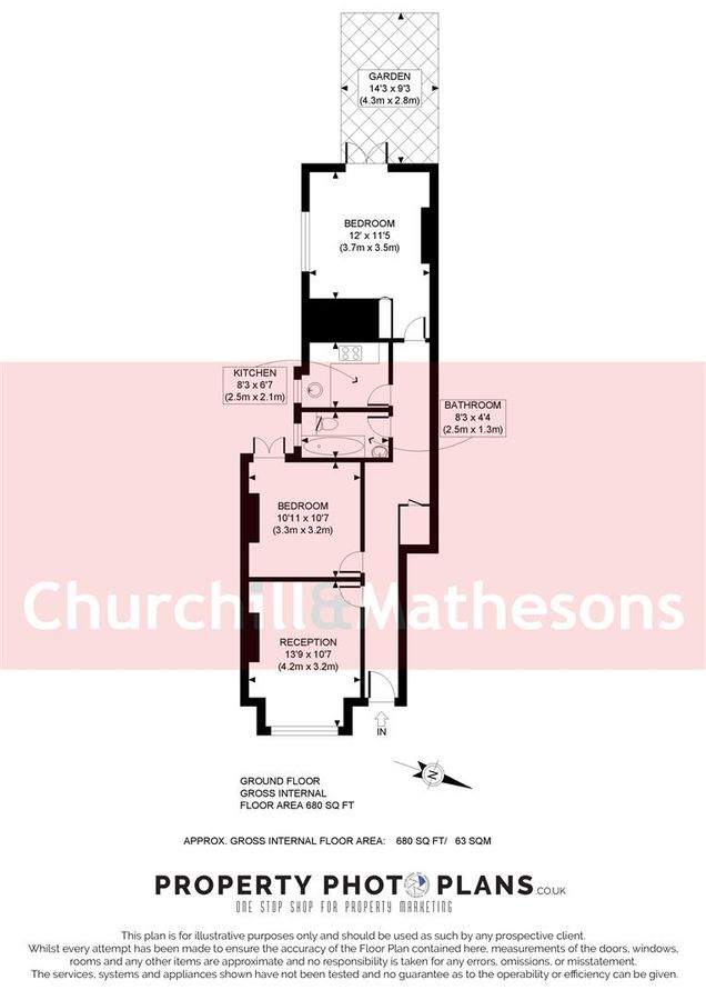 Квартира в Лондоне, Великобритания, 63 м² - фото 11