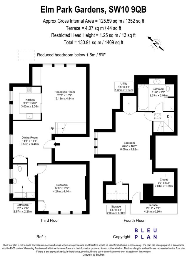 Квартира в Лондоне, Великобритания, 131 м² - фото 11