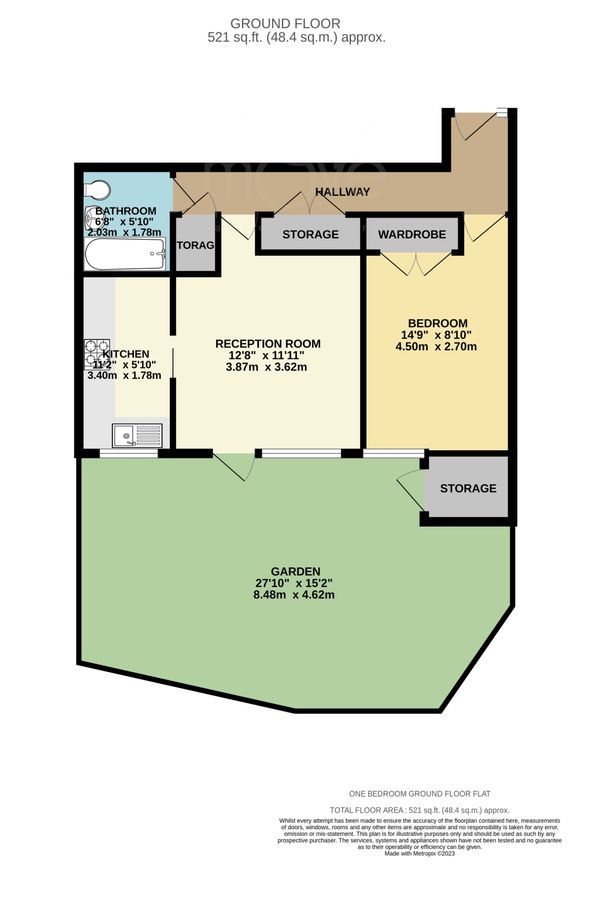 Квартира в Лондоне, Великобритания, 48 м² - фото 11