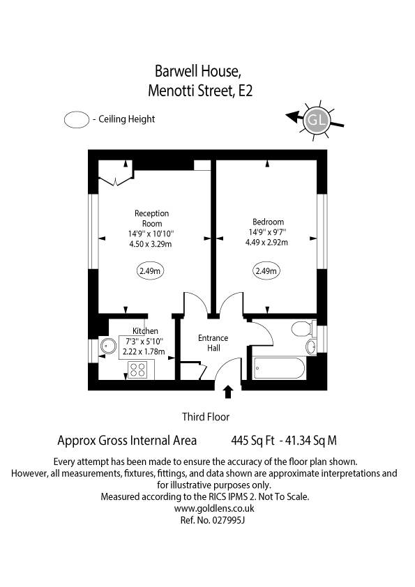 Квартира в Лондоне, Великобритания, 41 м² - фото 11