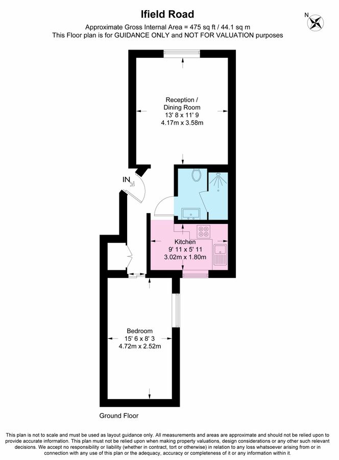 Квартира в Лондоне, Великобритания, 44 м² - фото 11