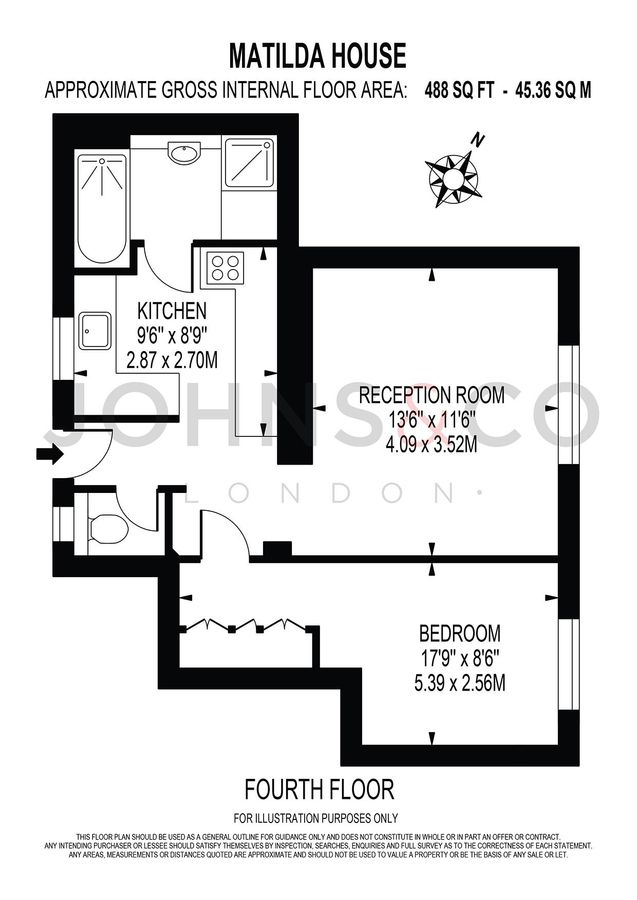 Квартира в Лондоне, Великобритания, 45 м² - фото 11