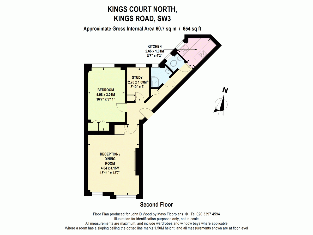 Квартира в Лондоне, Великобритания, 61 м² - фото 11