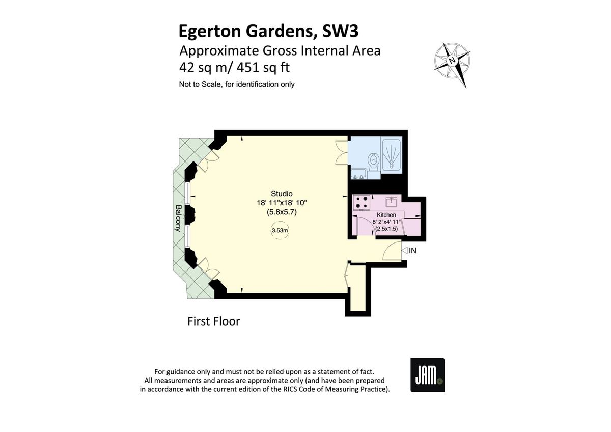 Квартира в Лондоне, Великобритания, 42 м² - фото 11