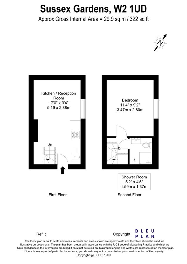 Квартира в Лондоне, Великобритания, 30 м² - фото 11