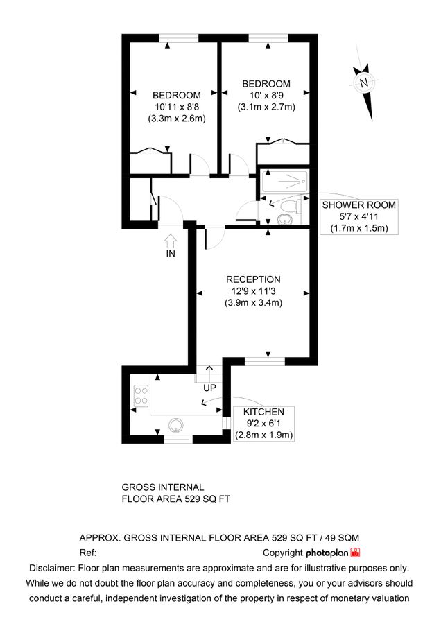 Квартира в Лондоне, Великобритания, 49 м² - фото 11