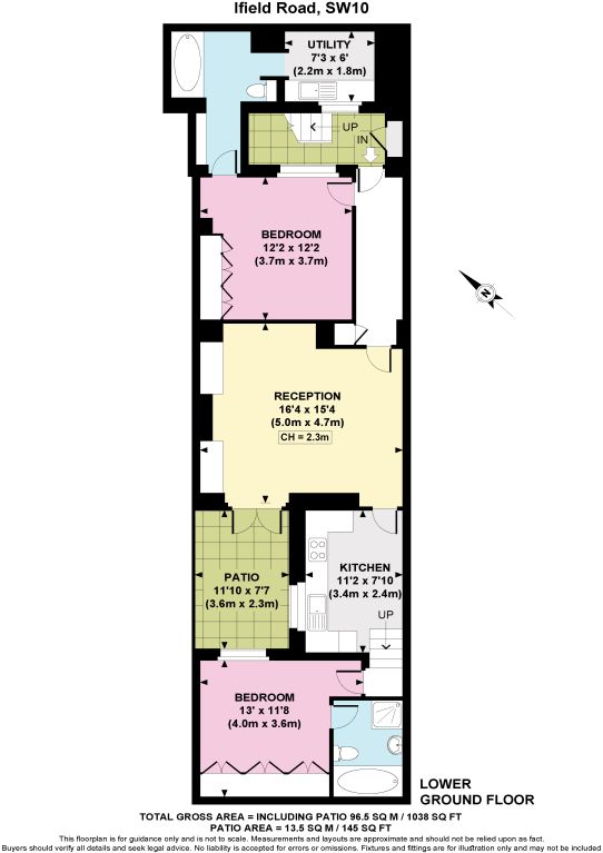 Квартира в Лондоне, Великобритания, 96 м² - фото 12