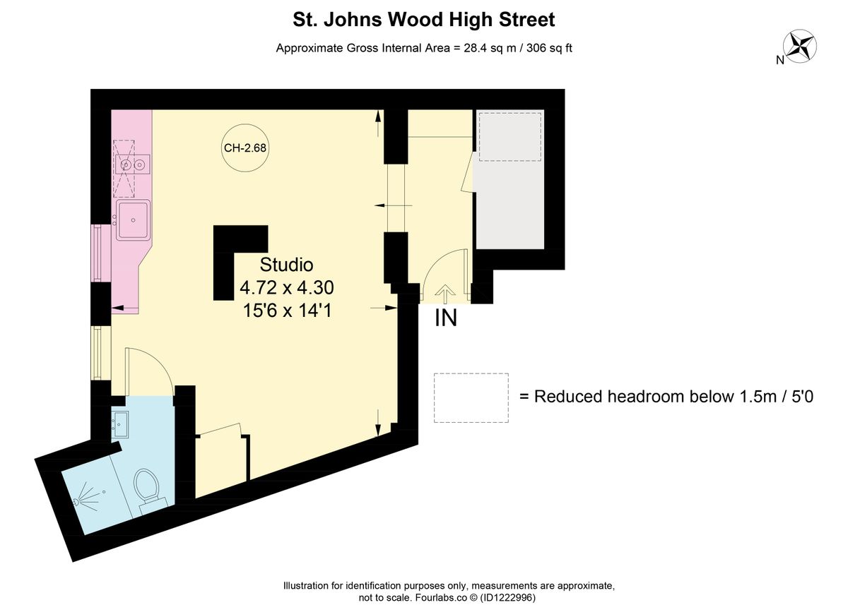 Квартира в Лондоне, Великобритания, 28 м² - фото 12