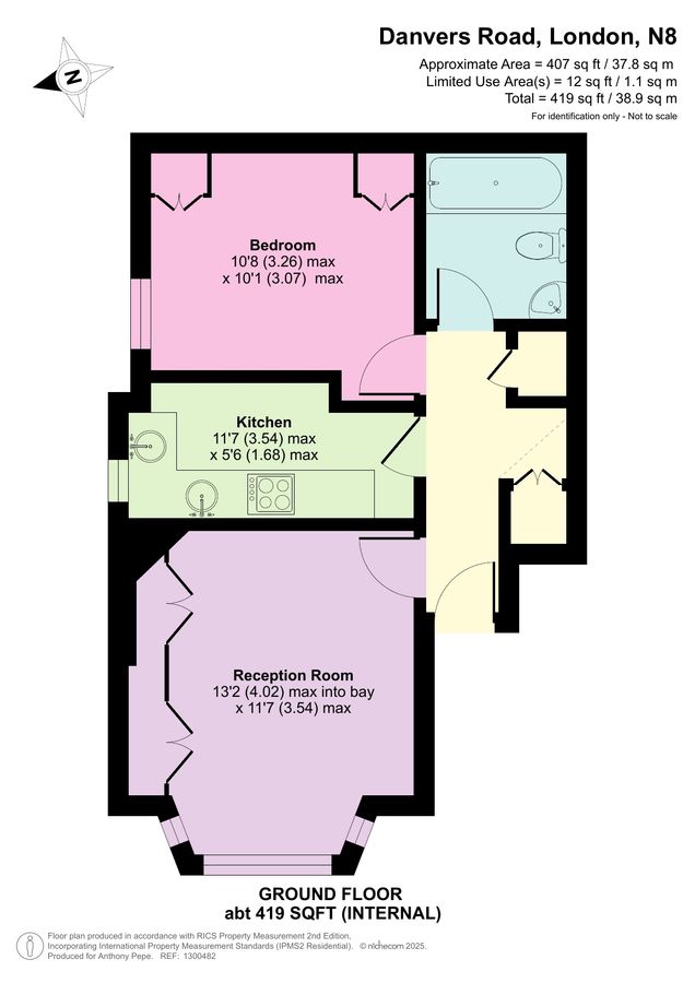 Квартира в Лондоне, Великобритания, 39 м² - фото 12