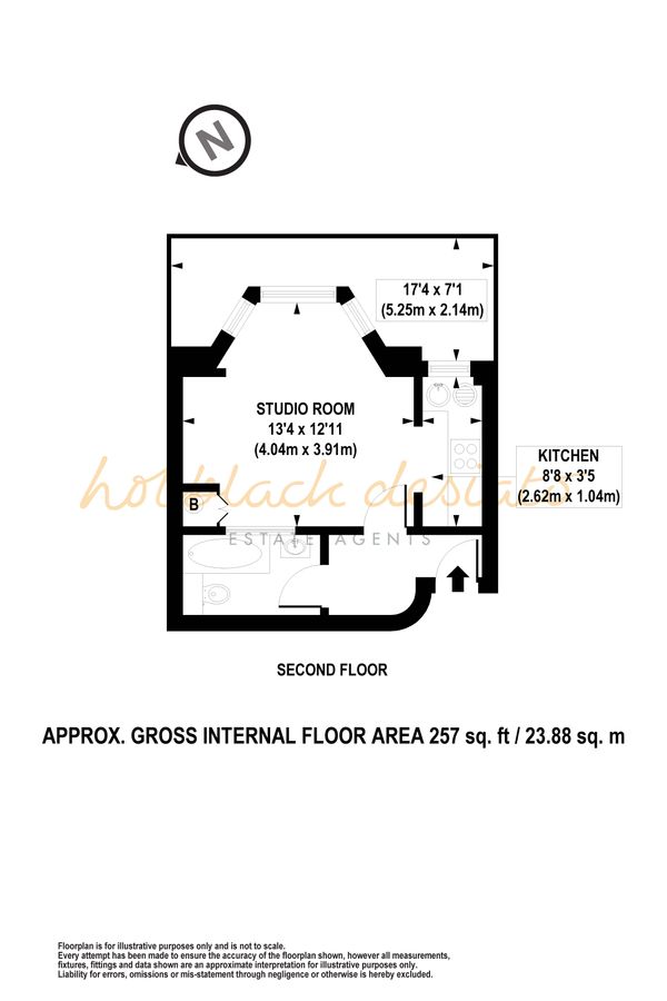 Квартира в Лондоне, Великобритания, 24 м² - фото 12