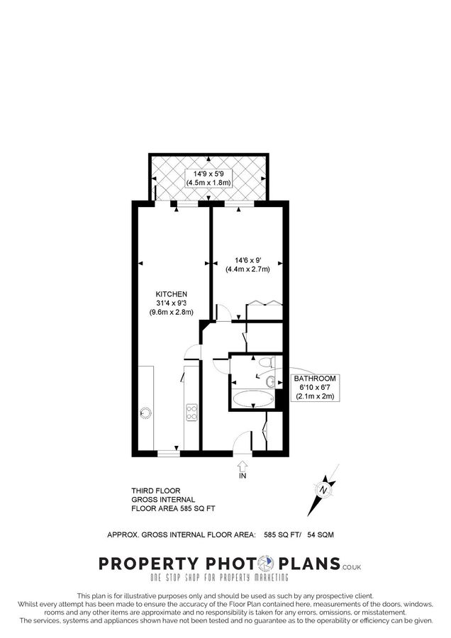 Квартира в Лондоне, Великобритания, 8 м² - фото 12