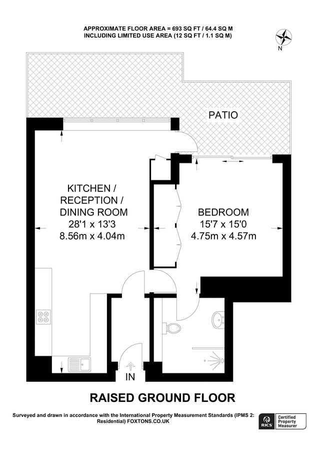 Квартира в Лондоне, Великобритания, 64 м² - фото 12