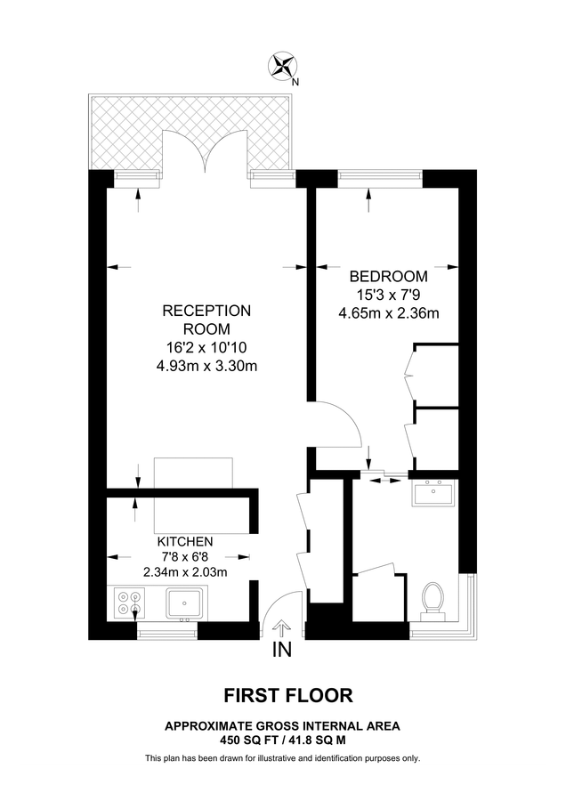 Квартира в Лондоне, Великобритания, 42 м² - фото 12