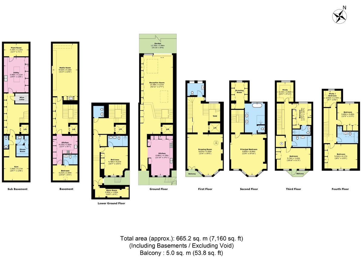 Квартира в Лондоне, Великобритания, 670 м² - фото 12