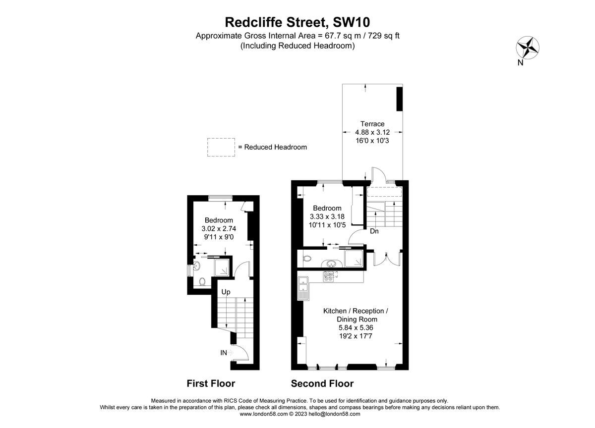 Квартира в Лондоне, Великобритания, 68 м² - фото 12