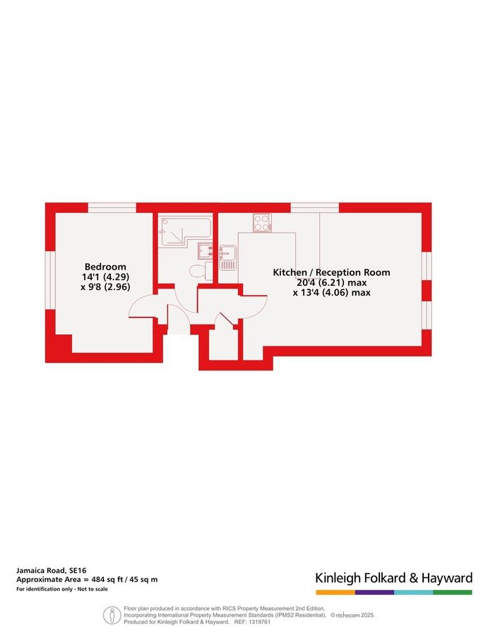 Квартира в Лондоне, Великобритания, 45 м² - фото 12