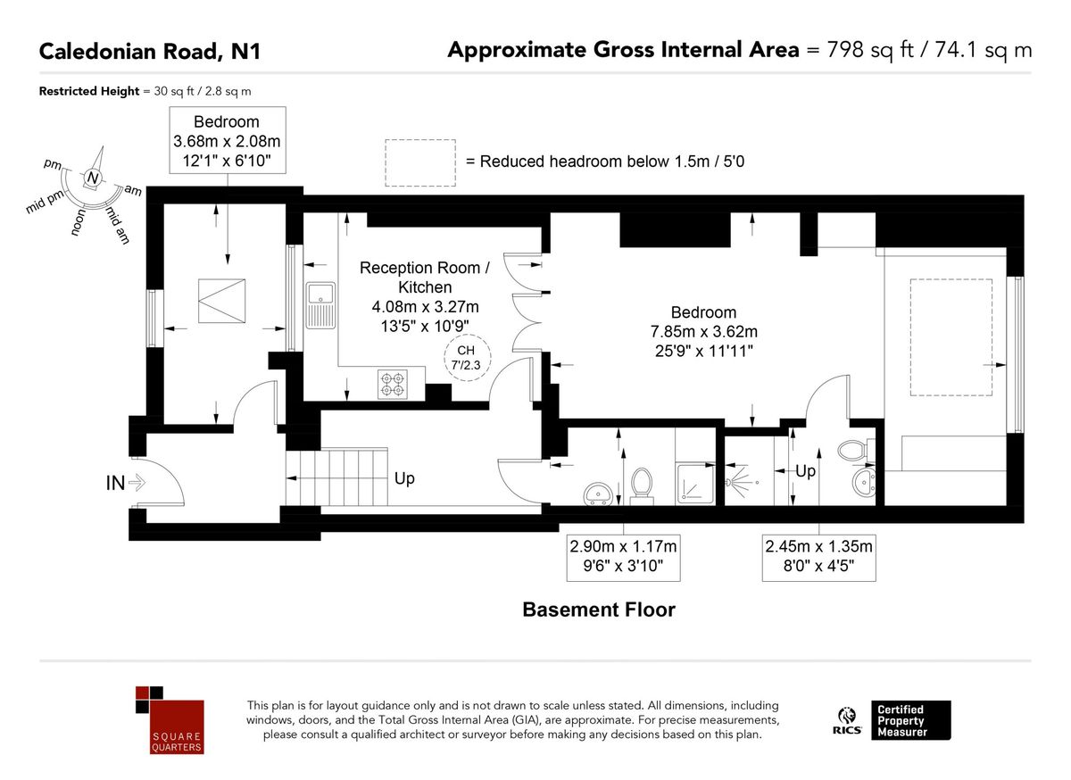Квартира в Лондоне, Великобритания, 74 м² - фото 12
