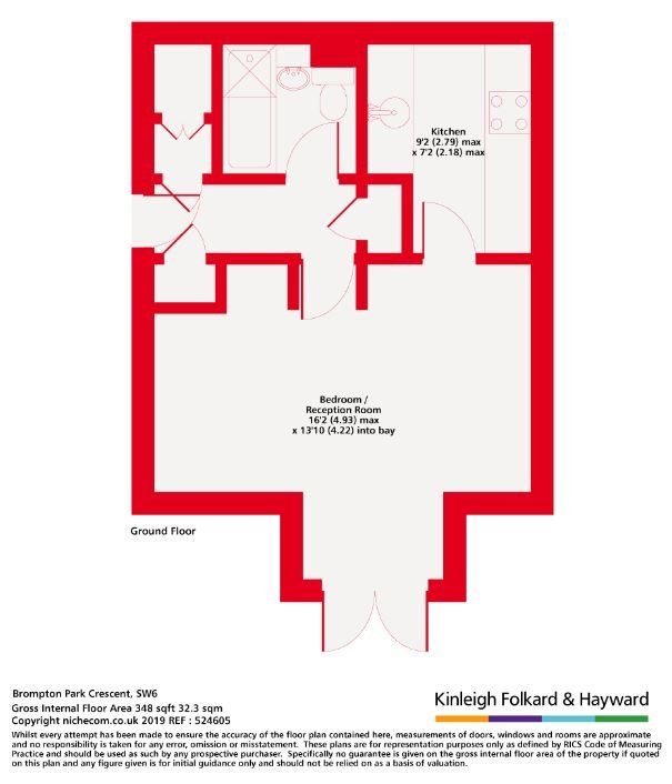 Квартира в Лондоне, Великобритания, 32 м² - фото 12